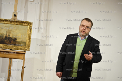 Pokaz szesciu obrazow i jednej rzezby w Oddziale Sztuki...