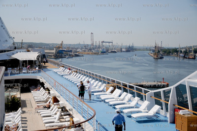 Do Portu w Gdyni przyplynal wycieczkowiec Marina. Marina...