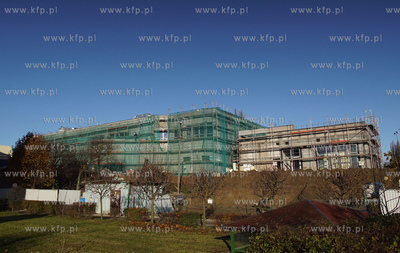 Gdańsk. Suchanino. Budowa nowego centrum handlowego...