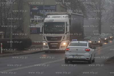 Ulica Grunwaldzka w Pruszczu Gdańskim. 
20.01.2025
fot....