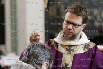 Gdansk, kosciol sw. Mikolaja. Sroda popielcowa.06.02.2008fot....