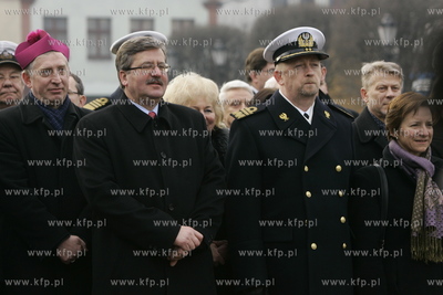 Puck. 88 rocznica zaslubin Polski z morzem. Na uroczystosci...