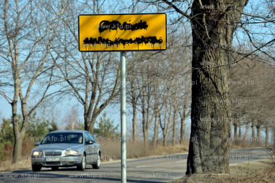 Prymitywni wandale  zamalowali oraz zniszczyli tablice...