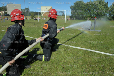 Zawody jednostek  Ochotniczych Strazy Pozarnej gminy...