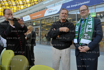 Mecz inauguracyjny na PGE Arena w Gdansku pomiedzy...