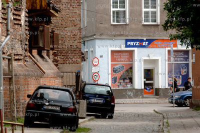 Gdansk Glowne Miasto, ul. Latarniana, w glebi ul. Szeroka....