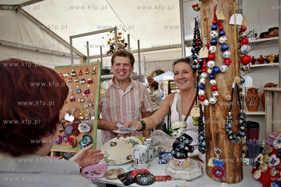 Gdansk, Dlugi Targ. Pomorskie smaki to pokazy przyrzadania...