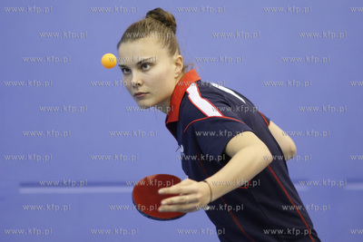 Tenisistka stolowa Katarzyna Grzybowska.
17.11.2014
fot....