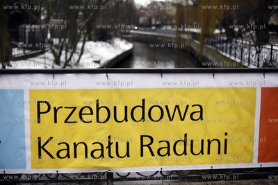 Rusza przebudowa kanalu Raduni w Pruszczu Gdanskim.
23.01.2015
fot....