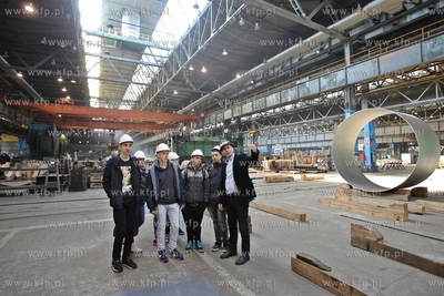 Dzien otwarty dla uczniow w Stoczni Gdansk i GSG Towers...