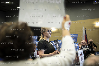 Gdańsk. Amber Expo. Pomorska konwencja wyborcza Koalicji...