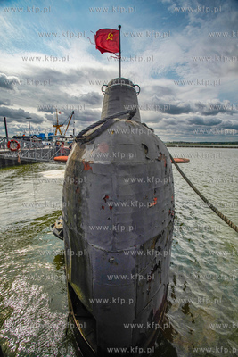 Okręt podwodny muzeum  U-461 w Peenemünde. Okręt...