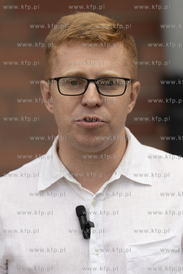 Konferencja radnych PiS Przemysława Majewskiego i...