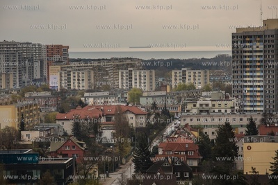 Gdańsk, Przymorze - panorama. Widok z budynku Olivia...