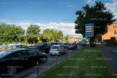 Utrudnienia drogowe na al. Grunwaldzkiej we Wrzeszczu...