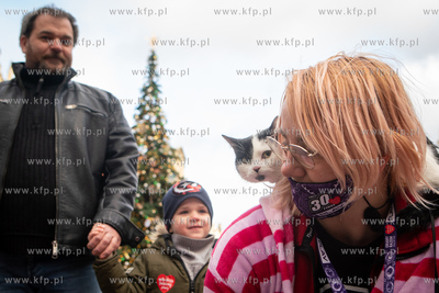 Gdańsk, Długi Targ. 30 Finał Wielkiej Orkiestry...