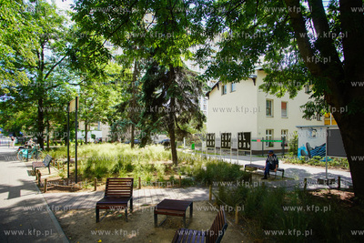 Gdańsk Wrzeszcz. Tablica na Skwerze Bohaterskiego...