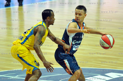 Gdynia. Mecz XXII kolejki Polskiej Ligi Koszykowki...