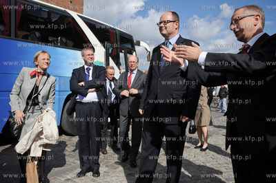 Gdansk. Wizyta Komitetu Stalych Przedstawicieli  przy...