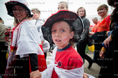 Gdansk. Strefa Kibica na Placu Zebran Ludowych gdzie...