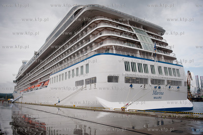 Port w Gdyni. Nabrzeze Stanow Zjednoczonych. Wizyta...