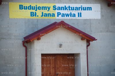 Gdansk. Lostowice. Teren parafi Bl. Jana Pawla II,...