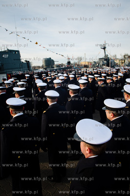 Port Wojenny w Gdyni. Ceremonia ostatniego opuszczenia...