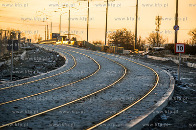 Gdansk. Zmodernizowana linia tramwajowa na Stogi. 
27.12.2014
fot....