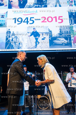 Gdansk. Europejskie Centrum Solidarnosci. Gala 70-lecia...