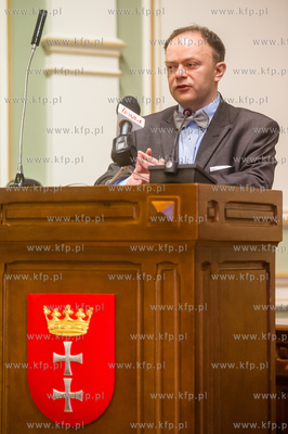 Gdansk. Nowy Ratusz. XXXVI Sesja Rady Miasta Gdanska....