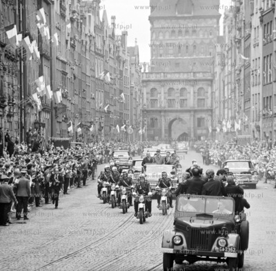 Wizyta Prezydenta Francji gen. Charles de Gaulle w...