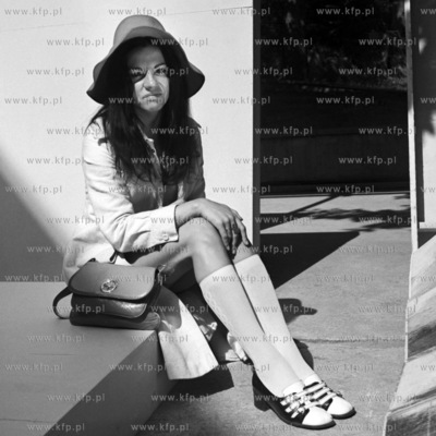 X Miedzynarodowy Festiwal Piosenki w Sopocie. Na zdjeciu...