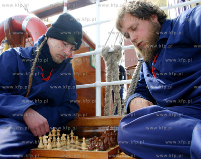 Wizyta zaglowca George Stage - najmniejszego pelnorejowca...