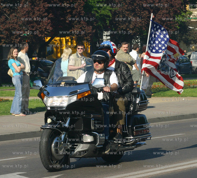 Parada 1000 motocykli na ulicach i Skwerze Kosciuszki...