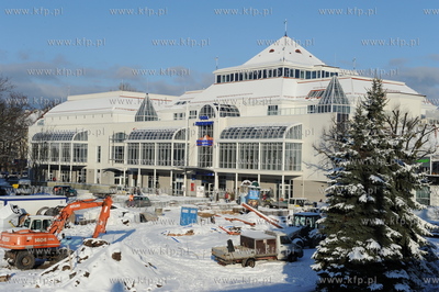 Sopot. Intensywne opady sniegu w Trojmiescie w nocy...