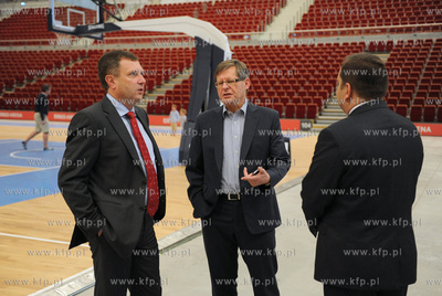 Ergo Arena Sopot/Gdansk. Konferencja prasowa w zwiazku...