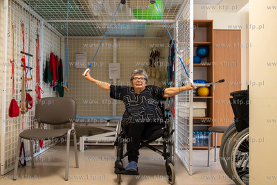 Centrum Opieki Długoterminowej w Ustce. Ćwicząca...