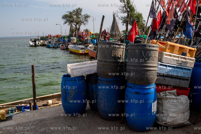 Port rybacki w Piaskach. 04.09.2024. Fot. Konrad Kosycarz...