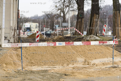 Budowa  międzynarodowej trasy rowerowej R-10, w Gdyni....