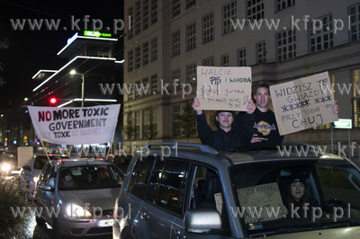 Gdynia. Protest samochodowy wobec kontrowersyjnego...