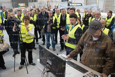 Otwarcie fabryki EKOINBUD w Gdansku. Tomasz Balcerowski...