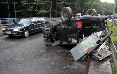 Wypadek na ul. Slowackiego w Gdansku. 
23.07.2010
fot....