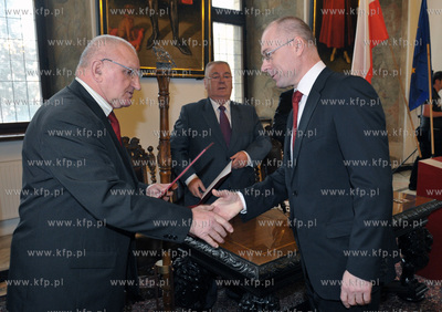 Obrady I sesji Rady Miasta Gdanska VI kadencji w Sali...