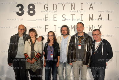 38 Gdynia Festiwal Filmowy.  Ekipa filmu Imagine, po...