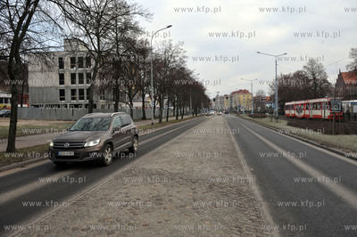 Gdańsk Siedlce, okolice ul. Kartuska145. Widac budowę...