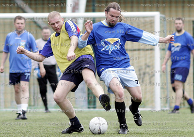 Sopot. Pilka nozna. Spotkanie towarzyskie druzyn Urzedu...