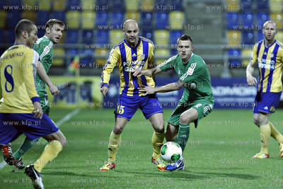 Cwiercfinal Pucharu Polski. Mecz Arka Gdynia - Miedz...