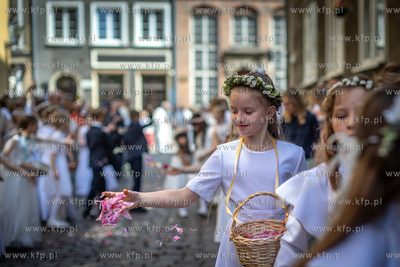 Gdańsk. Cenytralna procesja Bożego Ciała.
30.05.2024
fot....