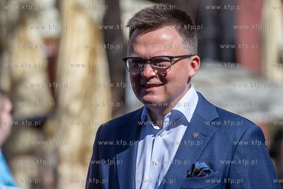 Konferencja prasowa Szymona Hołowni, Marszałka Sejmu...