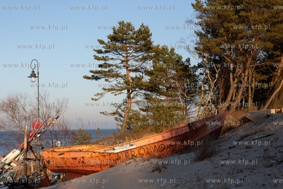Plaża w Krynicy Morskiej. 16.02.2019 / Fot. Anna Rezulak...